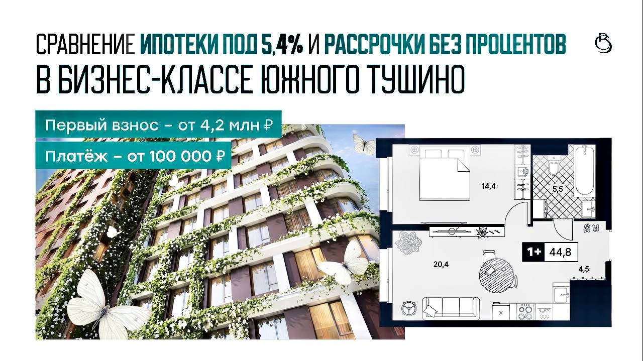 Рассрочка без % или ипотека под 5,4% на 2 года — какой инструмент выбрать для покупки?
